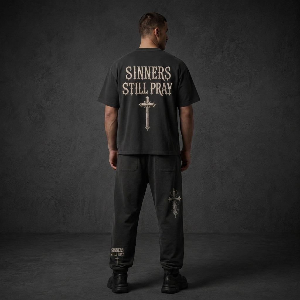 Sinners Still Pray Relaxed T-Shirt