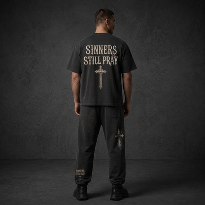Sinners Still Pray Relaxed T-Shirt