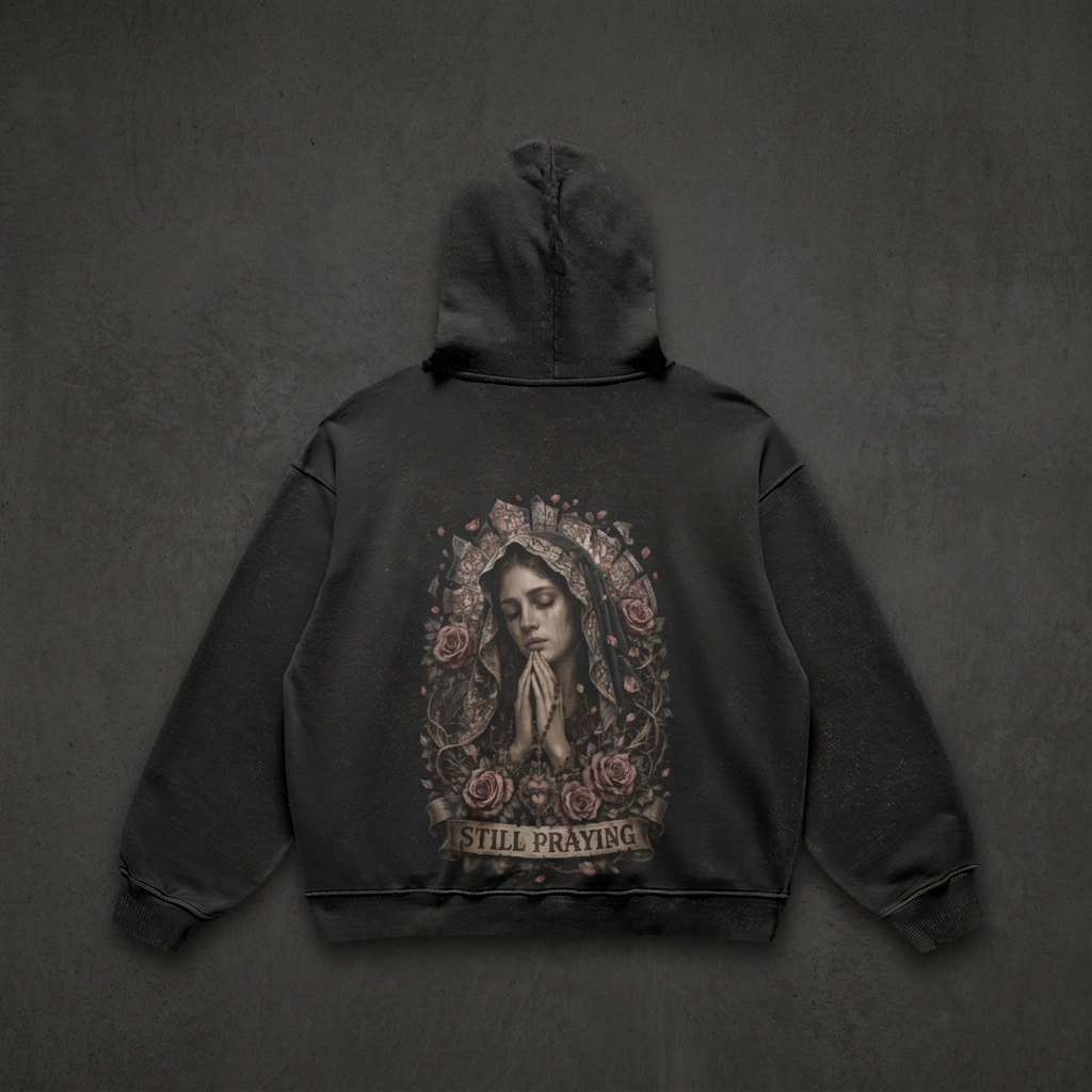 Still Praying Oversized Hoodie