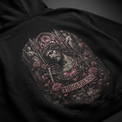 Through Sin Oversized Hoodie