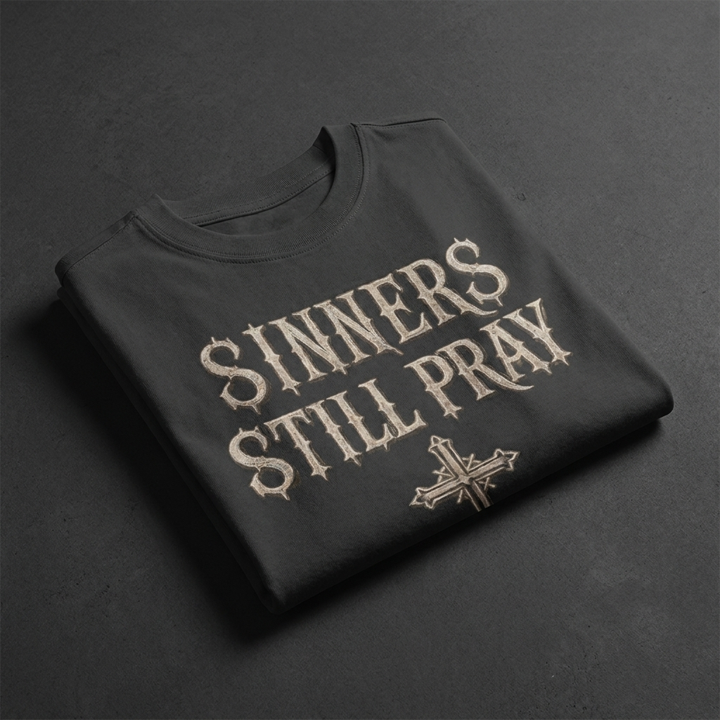 Sinners Still Pray Relaxed T-Shirt