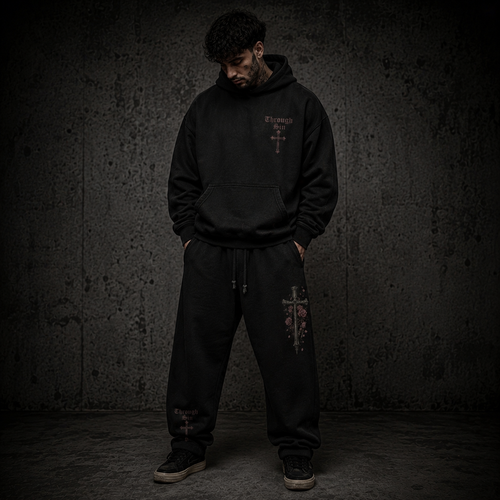 Through Sin Oversized Hoodie