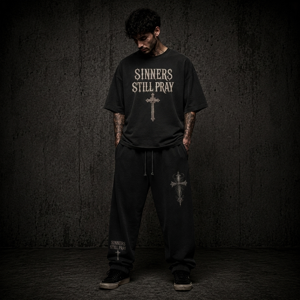 Sinners Still Pray Relaxed T-Shirt