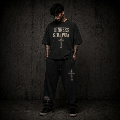 Sinners Still Pray Relaxed T-Shirt