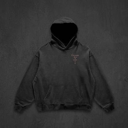 Through Sin Oversized Hoodie