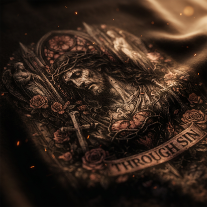 Through Sin Oversized Hoodie